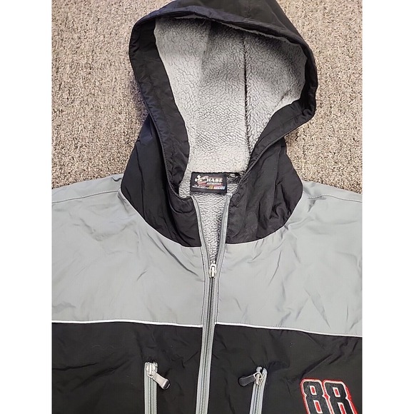 Chase Authentics Dale Earnhardt Jr #88 NASCAR Hooded Jacket Sherpa Lined Sz 3XL - Picture 3 of 8